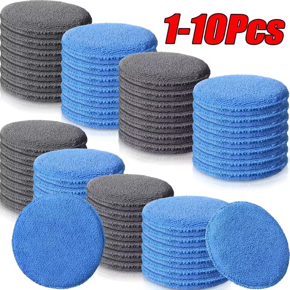 Tech Car Accessories - 10/1Pcs Sarung Tangan Aplikator Lilin Mobil