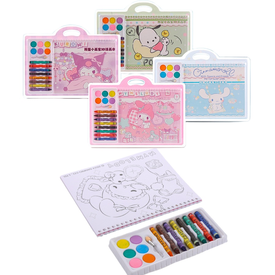 Kawaii Tech Accessories - 1 Buah Buku Catatan Gambar 3D