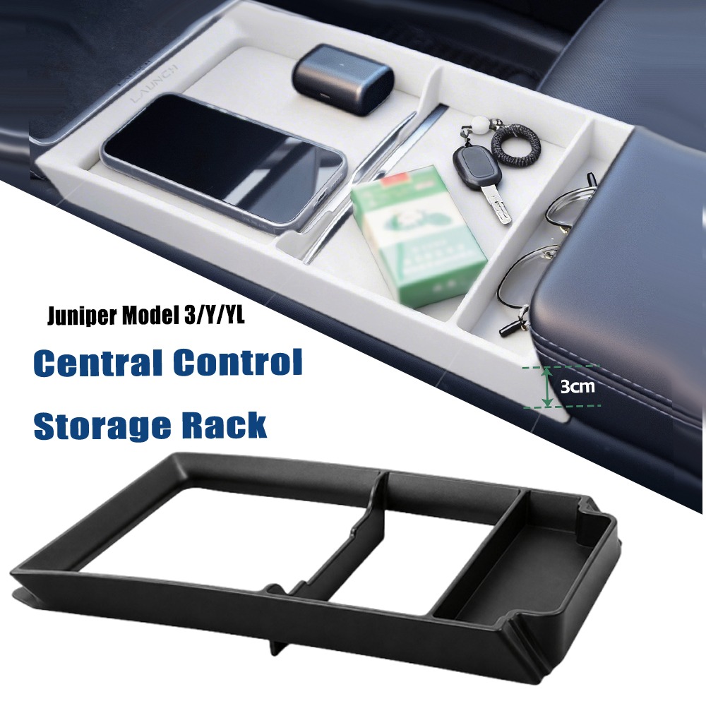 Tech Car Accessories - Baki Penyimpanan Konsol Tengah Anti Selip