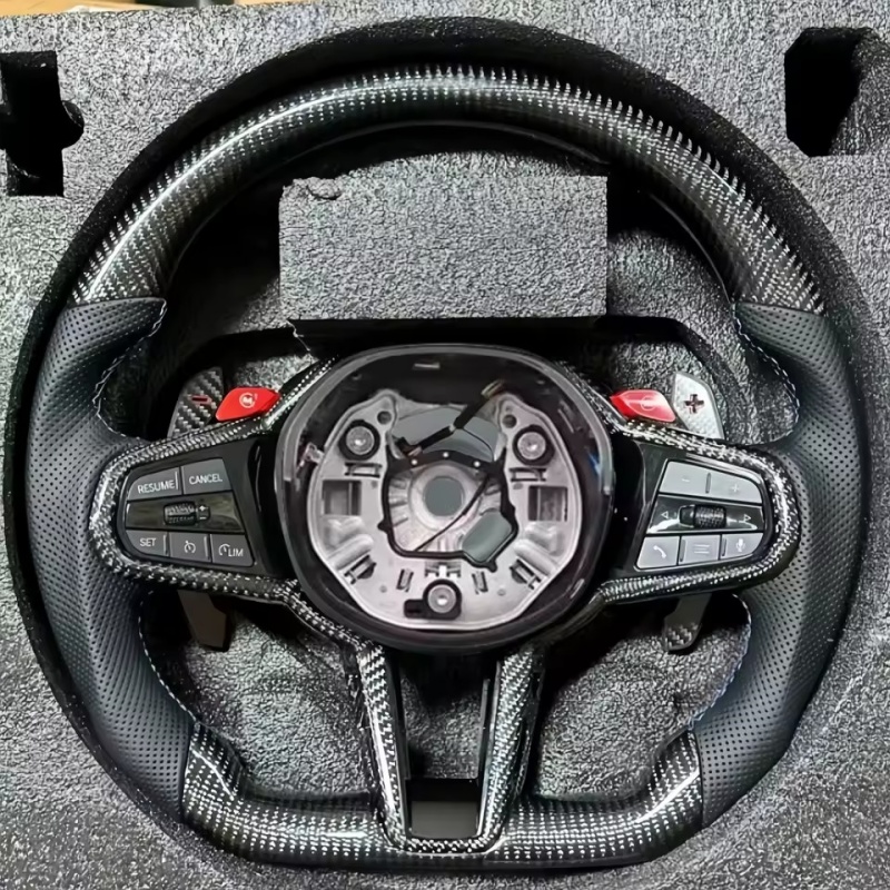 Setir Mobil Serat Karbon Kulit - Tech Car Accessories ulasan dan harga