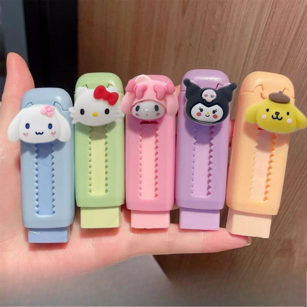 Penghapus Kartun Dapat Ditarik - Kawaii Tech Accessories ulasan dan harga