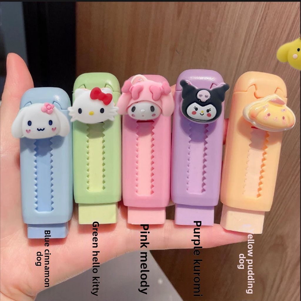 Penghapus Kartun Dapat Ditarik - Kawaii Tech Accessories ulasan dan harga