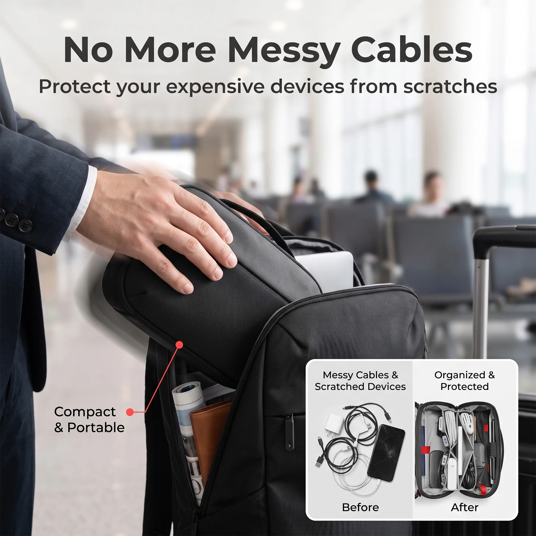 Kantong Organizer Perlengkapan - Tech Accessories Case ulasan dan harga